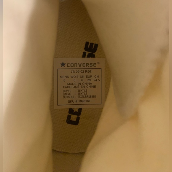 UNISEX HIGH-TOP CONVERSE SNEAKERS - Picture 4 of 4